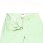 Chanel Pants CC Logo Pearl Button Skinny Cotton — view 5