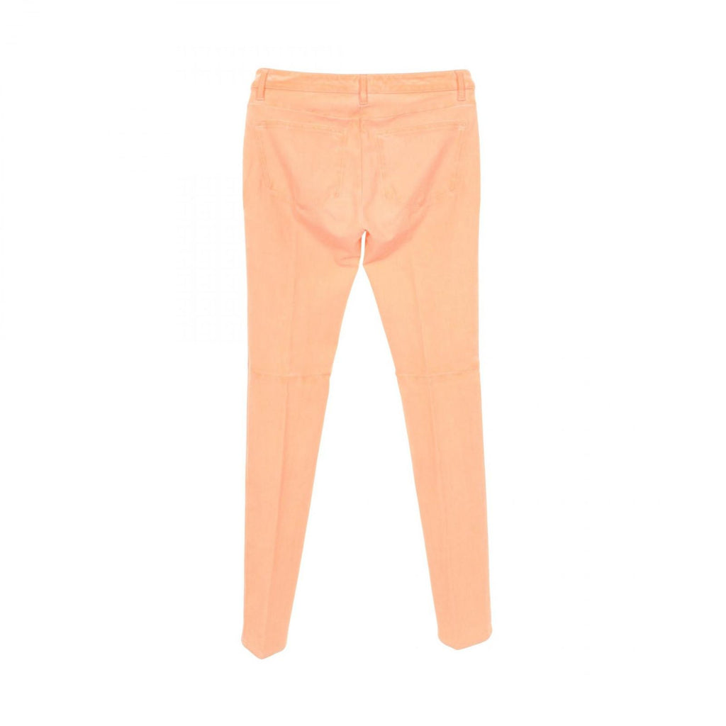 Chanel Pants CC Logo Pearl Button Skinny Cotton — view 2