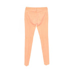 Chanel Pants CC Logo Pearl Button Skinny Cotton — view 2