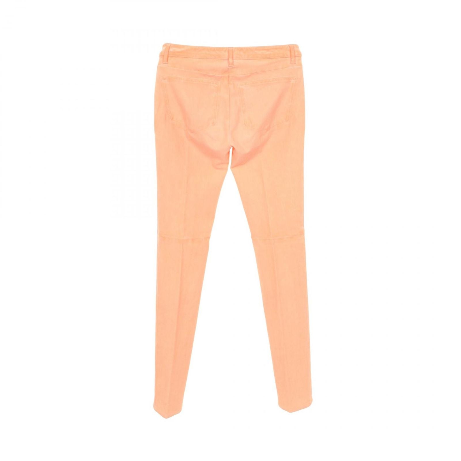 Chanel Pants CC Logo Pearl Button Skinny Cotton — view 2