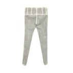Chanel Denim Pants CC Logo Button Washout Skinny Cotton — view 2