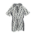 Dior Dress Star Half Zip Hooded Short Sleeve Hoodie