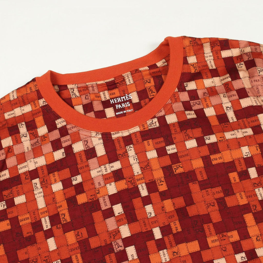 Hermes Top Bolduc AU Carre Cotton T-Shirt — view 5