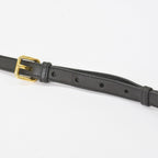 Prada Ribbon Shoulder Bag Triangle Logo Nylon Black Gold — view 7