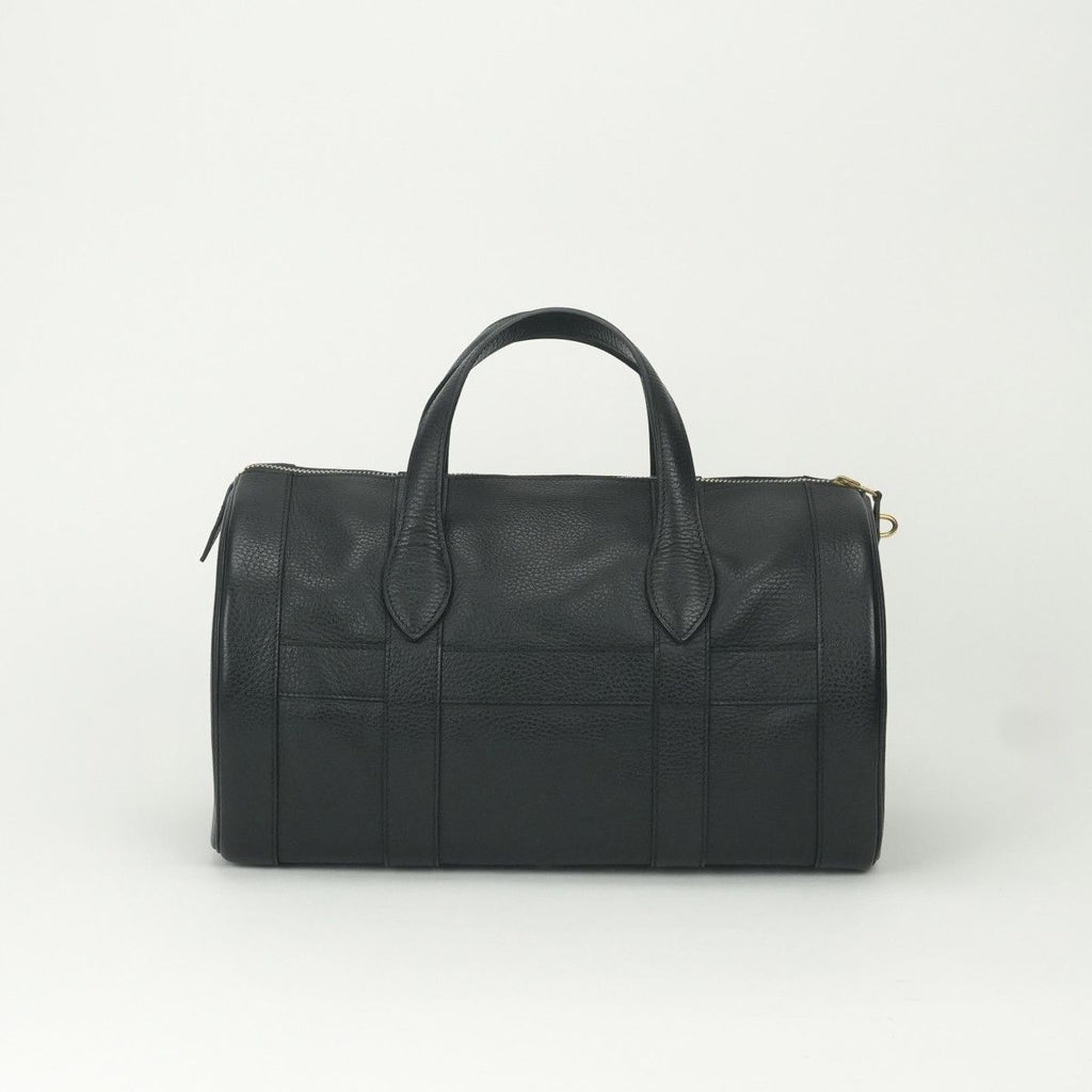 Hermes All Day Boston Bag Ardennes Noir Black Gold — view 3