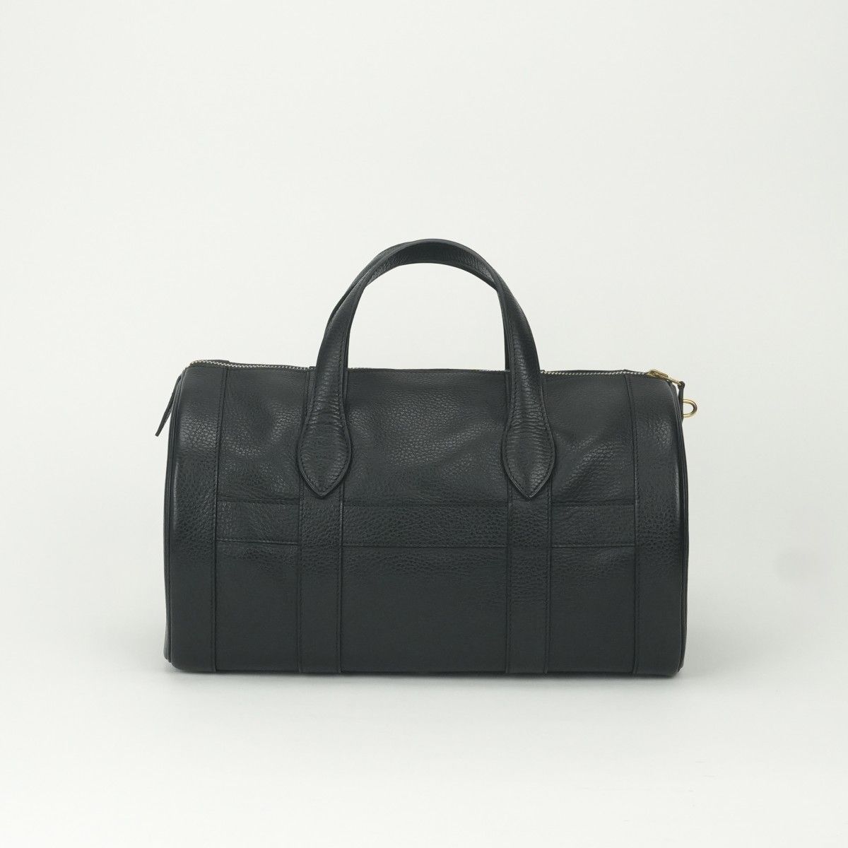 Hermes All Day Boston Bag Ardennes Noir Black Gold — view 3