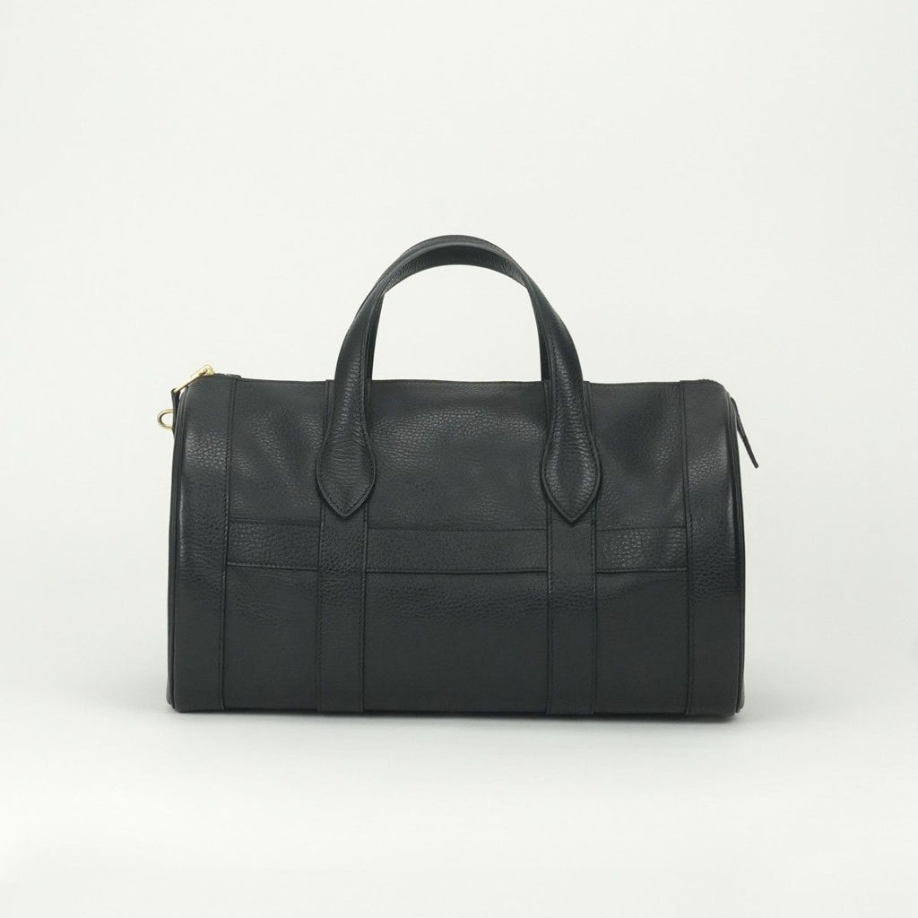 Hermes All Day Boston Bag Ardennes Noir Black Gold