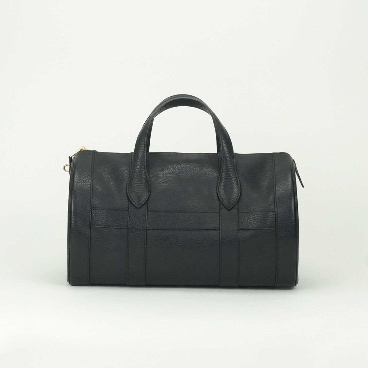 Hermes All Day Boston Bag Ardennes Noir Black Gold