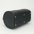 Hermes All Day Boston Bag Ardennes Noir Black Gold — view 6