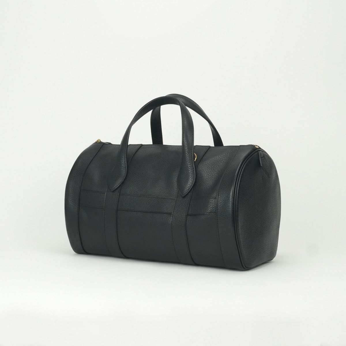 Hermes All Day Boston Bag Ardennes Noir Black Gold — view 2