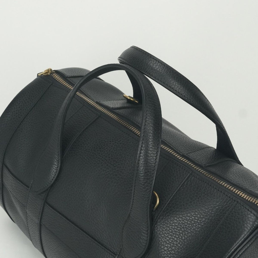 Hermes All Day Boston Bag Ardennes Noir Black Gold — view 4