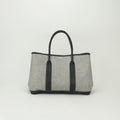 Hermes Garden Party PM 36 Tote Buffalo Noir Black Silver Handbag