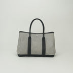 Hermes Garden Party PM 36 Tote Buffalo Noir Black Silver Handbag — view 3
