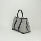 Hermes Garden Party PM 36 Tote Buffalo Noir Black Silver Handbag — view 2