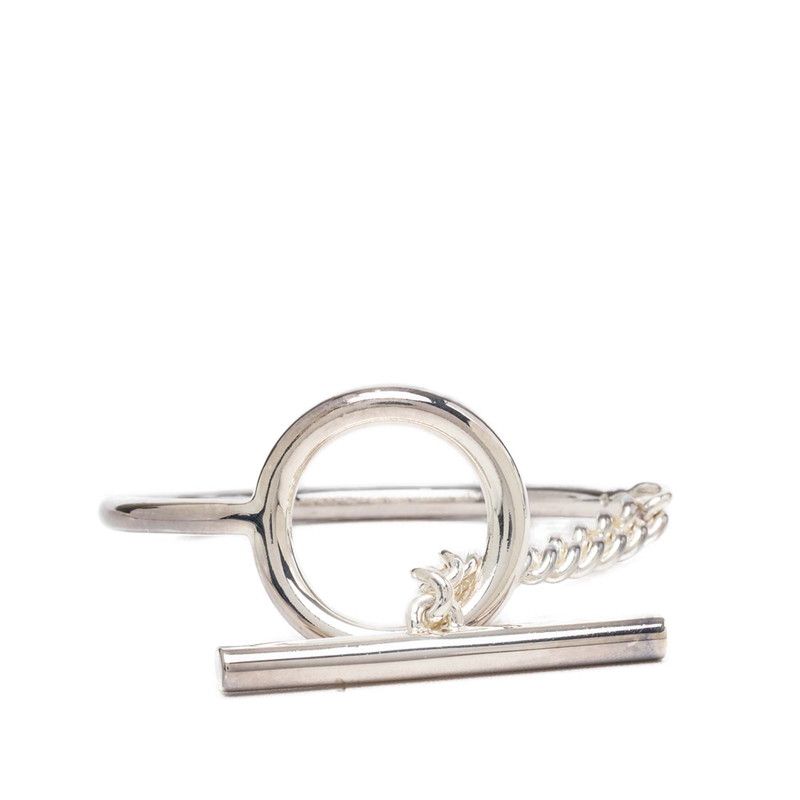 Hermes Croisette Bracelet Silver