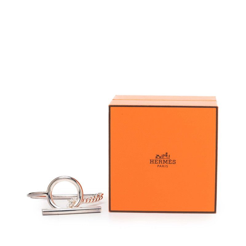 Hermes Croisette Bracelet Silver — view 6