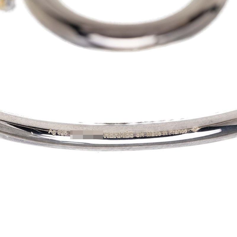 Hermes Croisette Bracelet Silver — view 5