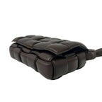 Bottega Veneta Padded Cassette Intrecciato Leather Shoulder Bag Brown — view 8