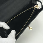 Hermes Kelly Wallet To Go Epsom Noir Black Gold Veau — view 8