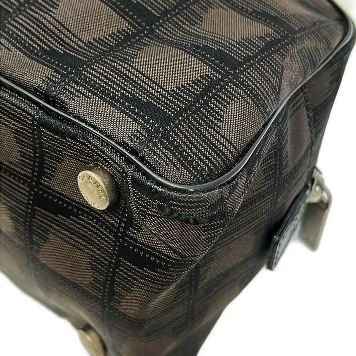 Chanel Handbag New Travel Line Dark Brown Black Leather — view 6