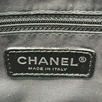 Chanel Handbag New Travel Line Dark Brown Black Leather — view 8