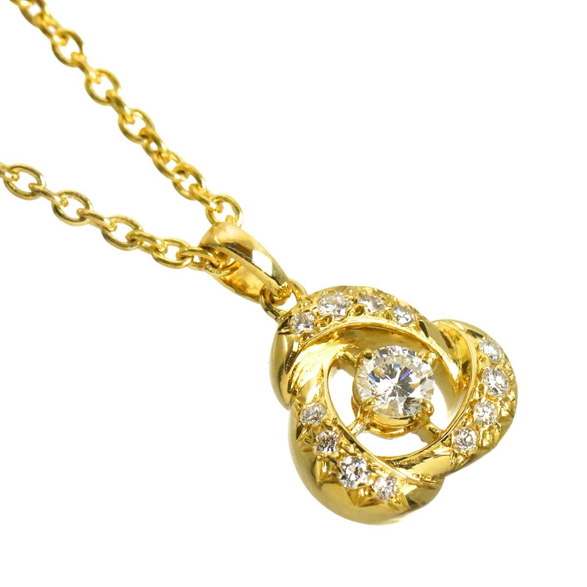 Dior Diamond Necklace 36.5 18k YG Yellow Gold — view 3