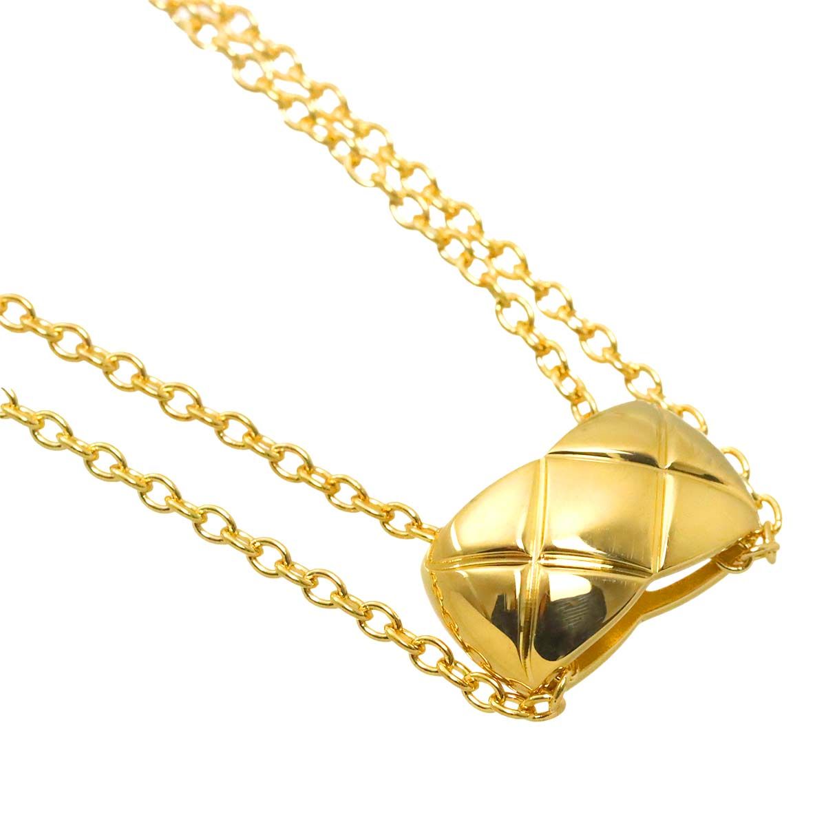 Chanel Coco Crush Necklace 40 18k YG Yellow Gold 750 Certificate — view 3