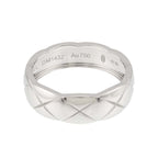 Chanel Coco Crush 59 Ring 18k WG 750 Quilted — view 4