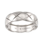 Chanel Coco Crush 59 Ring 18k WG 750 Quilted — view 2