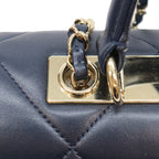 Chanel Black Lambskin Gold CC 2-Way — view 8