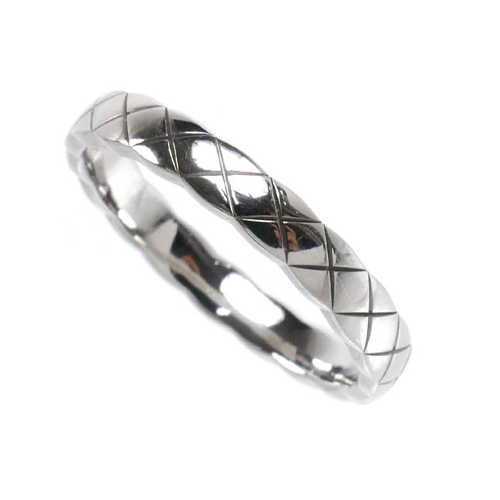 Chanel 18k White Gold Coco Crush Ring — view 2