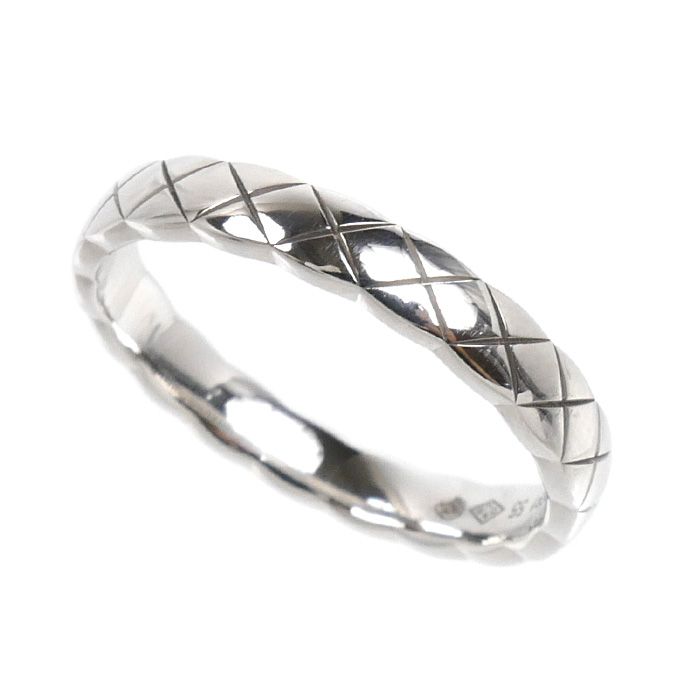 Chanel 18k White Gold Coco Crush Ring