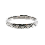 Chanel 18k White Gold Coco Crush Ring — view 3