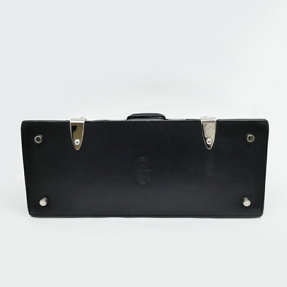 Goyard Saigon PM Black Hand Shoulder 2-Way Bag Canvas Leather — view 3