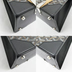 Goyard Saigon PM Black Hand Shoulder 2-Way Bag Canvas Leather — view 4