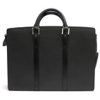 Louis Vuitton Briefcase Business Leather Black Porte Documents Lozan 2-Way — view 2