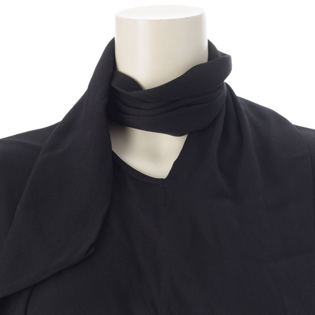 Hermes Rayon Silk Sleeveless Dress Black 34 — view 5