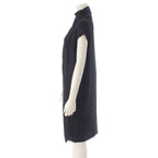 Hermes Rayon Silk Sleeveless Dress Black 34 — view 3