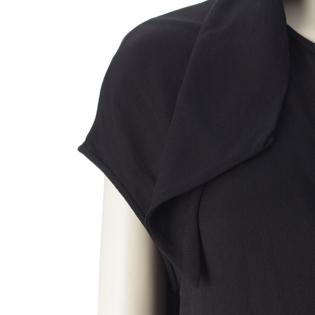 Hermes Rayon Silk Sleeveless Dress Black 34 — view 6