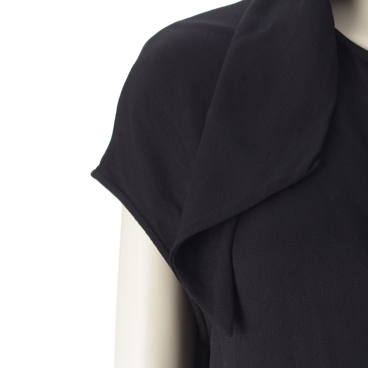 Hermes Rayon Silk Sleeveless Dress Black 34 — view 6