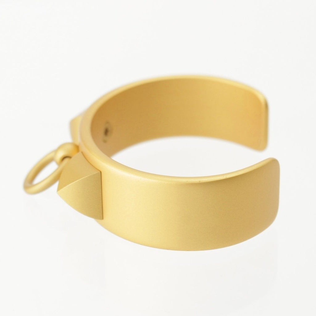 Hermes Collier de Chien Bangle Bracelet Gold — view 2