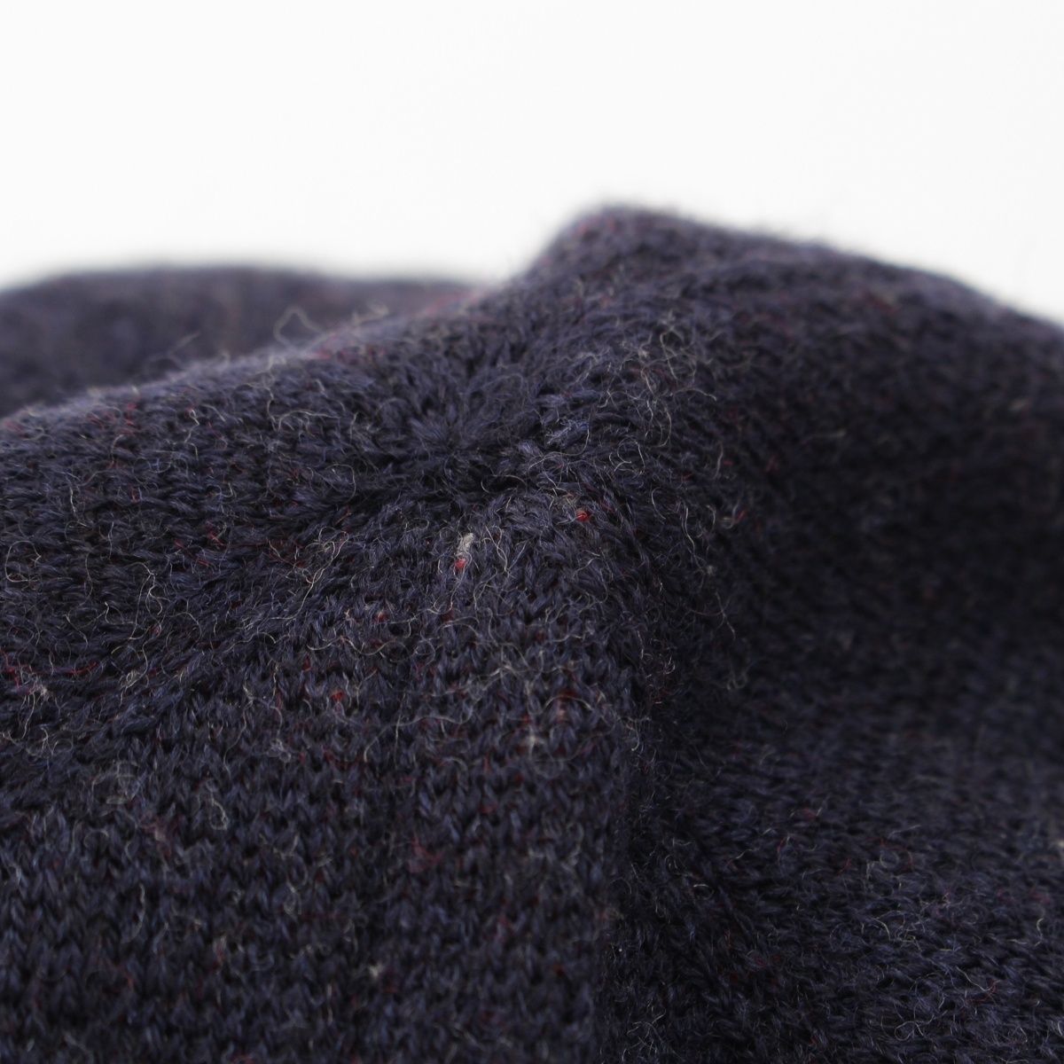Louis Vuitton Wool Bonnet Traves Knit Cap Beanie Hat Navy Gray — view 6