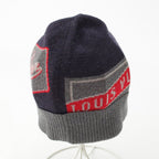 Louis Vuitton Wool Bonnet Traves Knit Cap Beanie Hat Navy Gray — view 3