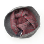 Louis Vuitton Wool Bonnet Traves Knit Cap Beanie Hat Navy Gray — view 5