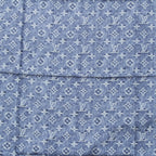 Louis Vuitton Silk Monogram Denim Scarf Blue — view 6