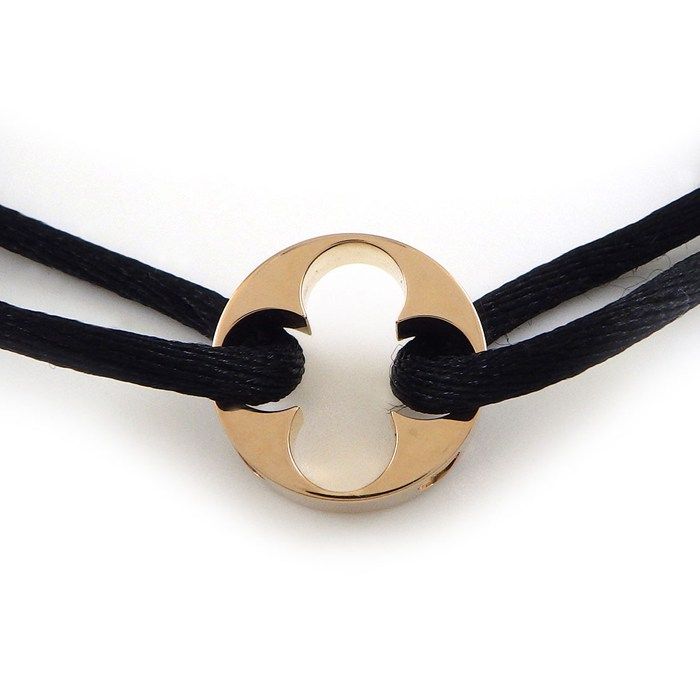 Louis Vuitton Bracelet Liyan Empreinte Monogram Flower Black Code 18k Pink Gold — view 2