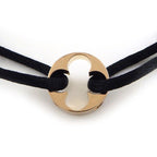 Louis Vuitton Bracelet Liyan Empreinte Monogram Flower Black Code 18k Pink Gold — view 2