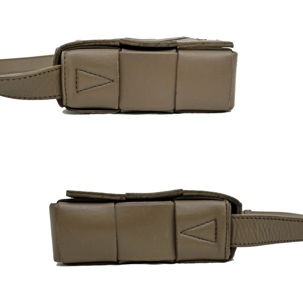 Bottega Veneta Cassette Brown Leather Shoulder — view 2