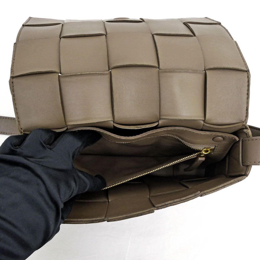 Bottega Veneta Cassette Brown Leather Shoulder — view 6