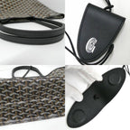 Goyard Saint Louis PM Black Tote Din Canvas Leather with Clip — view 7